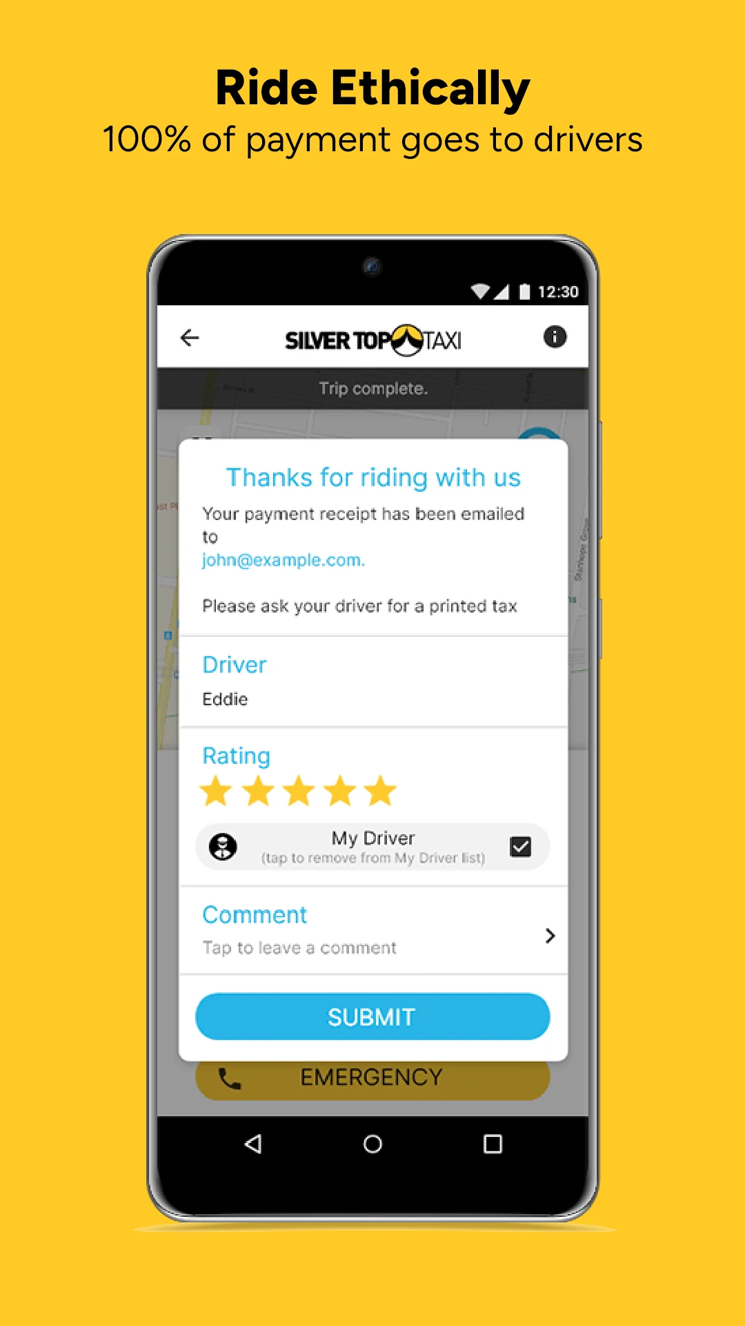 SilverTop Taxi screenshot
